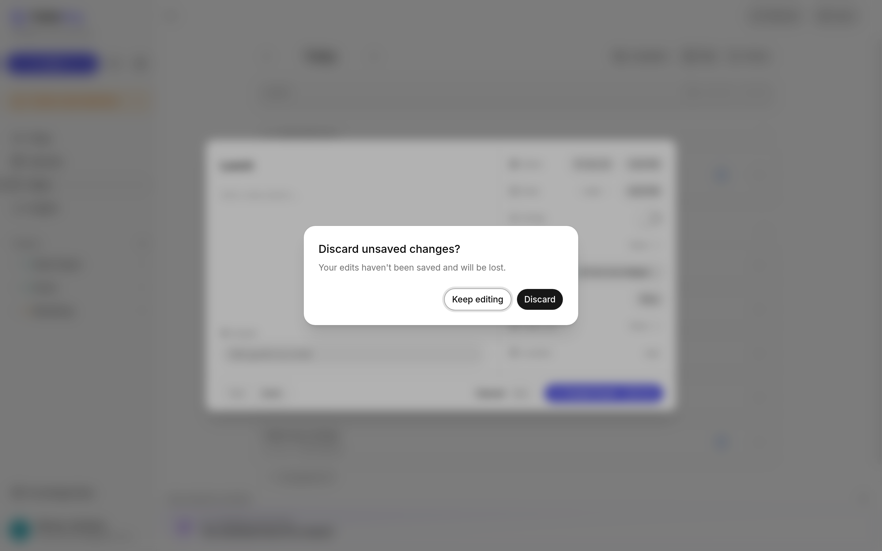 TurboHog discard unsaved changes dialog